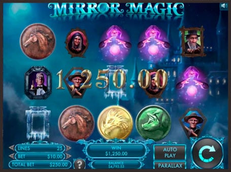 Выигрышная комбинация в онлайн слоте Mirror Magic